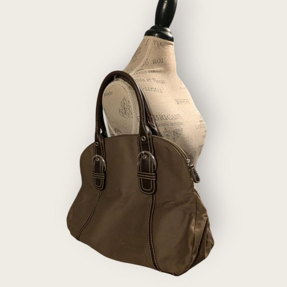 Brown Chateau brand satchel